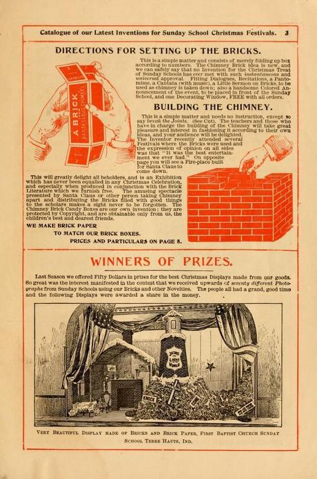 Preparando la Navidad Catalogue of Sunday School supplies for Christmas 1897