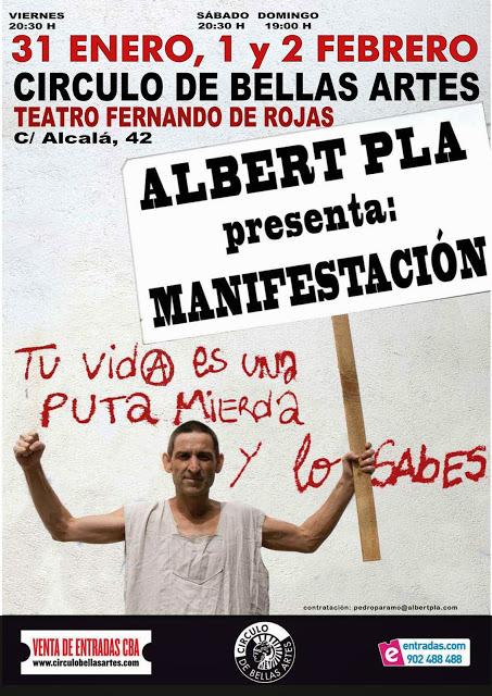 ALBERT PLA EN MADRID , 31 DE ENERO Y 1, 2 DE FEBRERO, CÍRCULO DE BELLAS ARTES