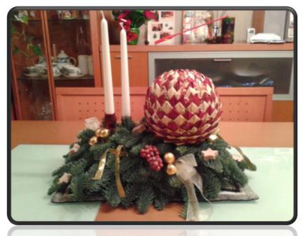 Centros de mesa para la Navidad centro_navideño