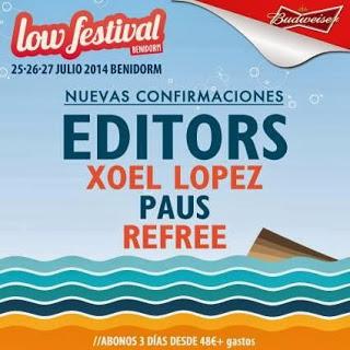 Low Cost Festival 2014: Editors, Xoel López, Paus, Refree... Low Cost Festival 2014: Editors, Xoel López, Paus, Refree...