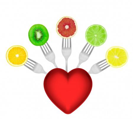 Moderación en las fiestas navideñas. frutas