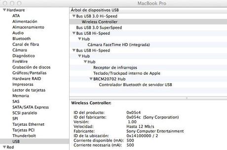 El mando de la PS4 sirve como controlador de juegos en Mac MacBook Pro El mando de la PS4 sirve como controlador de juegos en Mac