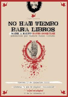 No hay tiempo para libros (17 poemas + 1 relato inéditos) (y 4): Un poema y Cartel Valladolid: No hay tiempo para libros (17 poemas + 1 relato inéditos) (y 4): Un poema y Cartel Valladolid: