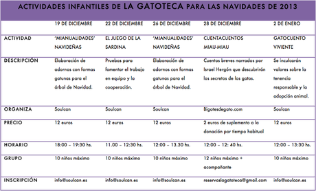 Talleres de Ocio con Gatos Talleres de Ocio con Gatos