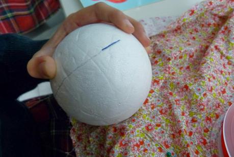 DIY: UNA BOLA DE NAVIDAD DIY: UNA BOLA DE NAVIDAD