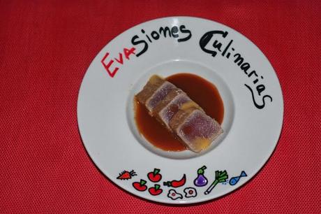 TATAKI DE ATÚN CON SOPA DE TOMATE ASADO TATAKI DE ATÚN CON SOPA DE TOMATE ASADO