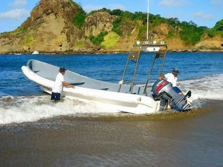 ¡Mi primer viaje en bote por playa Gigante! Diciembre 2013