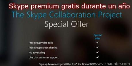 Consigue una cuenta premium de Skype gratis por un año free-skype-premium-year-subscription