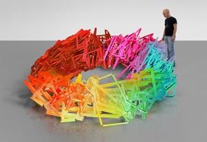 La obra “cr_O_ma” de Guillermo Mora croma, de guillermo mora para arcomadrid