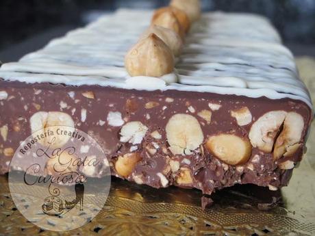 TURRON DE NUTELLA & TURRON DE CHOCOLATE CON AVELLANAS TURRON DE NUTELLA & TURRON DE CHOCOLATE CON AVELLANAS