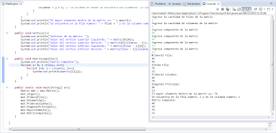 Matrices en Java Matrices en Java