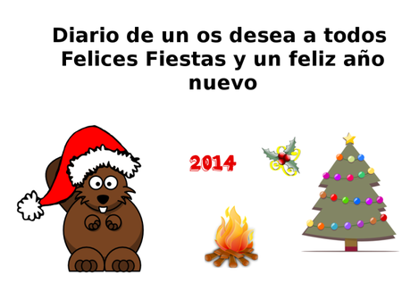 Felices fiestas. Feliz 2014. feliz año nuevo