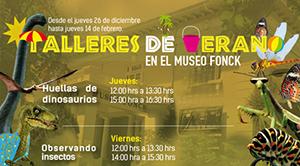 Talleres de Dinosaurios e Insectos en el Museo Fonck (Viña del Mar, Chile)