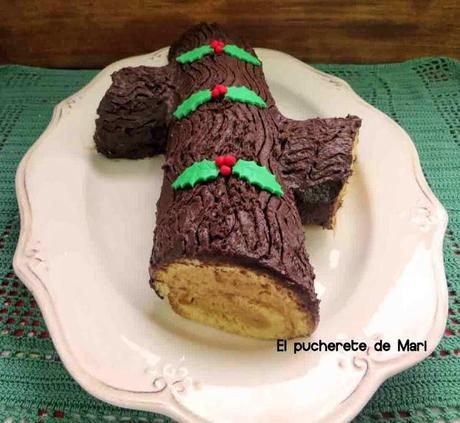 TRONCO DE NAVIDAD DE TURRÓN TRONCO DE NAVIDAD DE TURRÓN