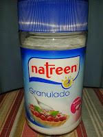 Tarro de sacarina en polvo tarro de sacarina en polvo