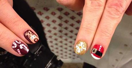 BirchBox celebra la Navidad con las bloggers en Mar de Cava NailArt-birchbox-navidad