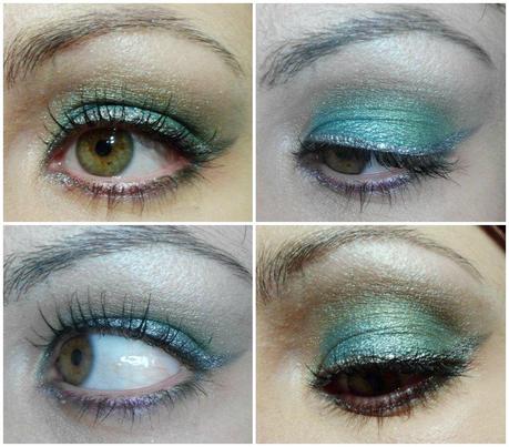 Maquillaje de Navidad: verdes y plata Maquillaje de Navidad: verdes y plata