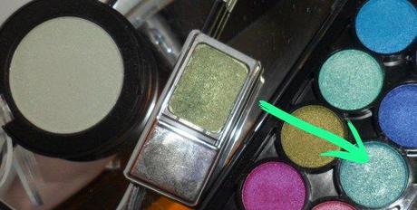 Maquillaje de Navidad: verdes y plata Maquillaje de Navidad: verdes y plata