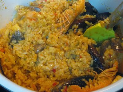 Paella de marisco olla GM Paella de marisco olla GM