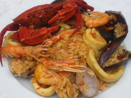 Paella de marisco olla GM Paella de marisco Ana Sevilla