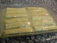 Canelones de pollo y jengibre con velouté de ave al cava Canelones de pollo y jengibre con velouté de ave al cava