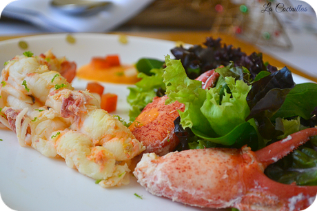 Bogavante con gazpacho de melon y lima Bogavante con gazpacho de melon y lima