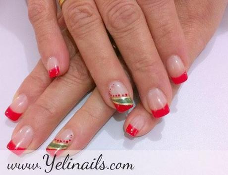 Diseño navideño volumen II. Uñas de gel. Diseño navideño volumen II. Uñas de gel.