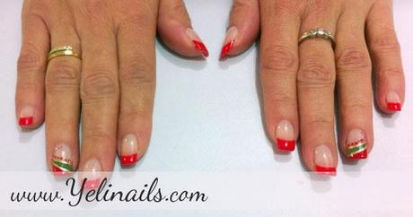Diseño navideño volumen II. Uñas de gel. Diseño navideño volumen II. Uñas de gel.