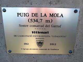 Gavá - Begues - Puig de la Mola - Begues - Gavá Gavá - Begues - Puig de la Mola - Begues - Gavá