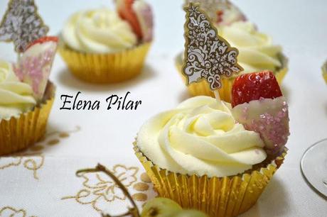 Cupcakes de Fresas y Cava y ¡¡¡Feliz 2014!!! Cupcakes de Fresas y Cava y ¡¡¡Feliz 2014!!!
