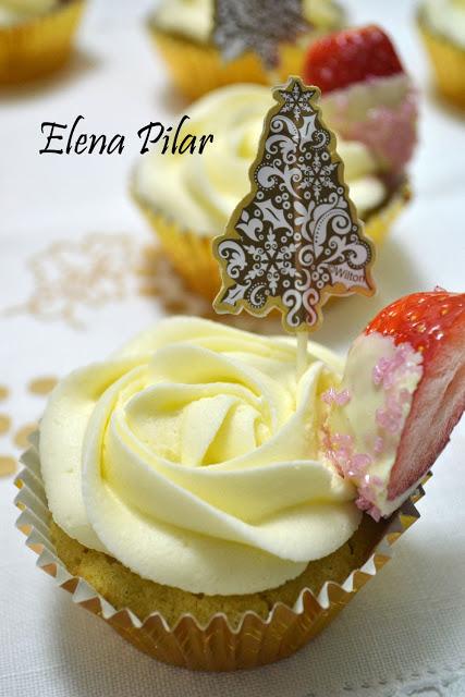 Cupcakes de Fresas y Cava y ¡¡¡Feliz 2014!!! Cupcakes de Fresas y Cava y ¡¡¡Feliz 2014!!!
