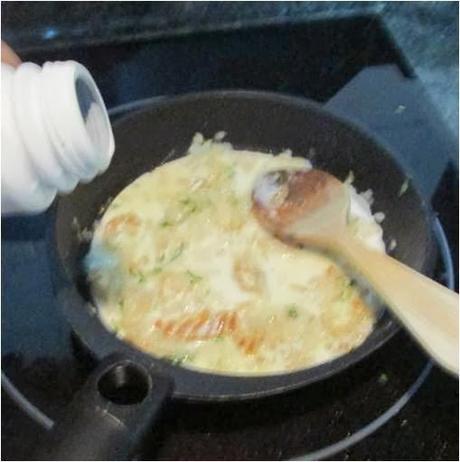 CREMA DE BACALAO CON CREMA DE PIMIENTOS CREMA DE BACALAO CON CREMA DE PIMIENTOS