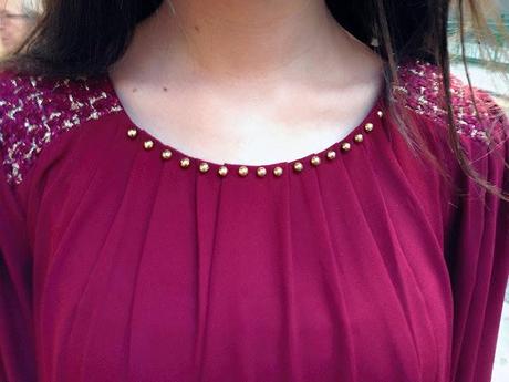 WEARING BLUE + BURGUNDY WEARING BLUE + BURGUNDY