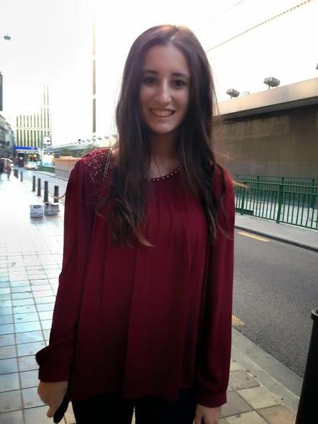 WEARING BLUE + BURGUNDY WEARING BLUE + BURGUNDY