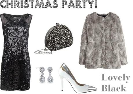 Look de navidad en negro Look de navidad en negro