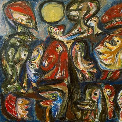 Asger Jorn. The Feast of St John II, 1952. ARoS Aarhus Kunstmuseum