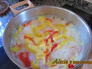 PIMIENTOS CARAMELIZADOS A LA NARANJA PIMIENTOS CARAMELIZADOS A LA NARANJA