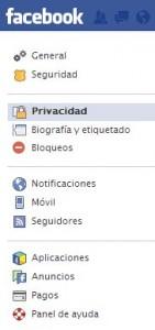 Uso y seguridad en Facebook