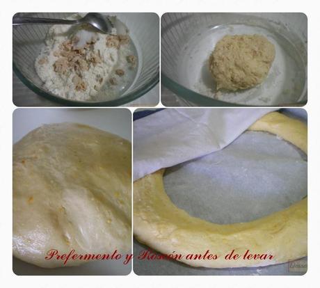 Roscón de Reyes relleno de nata y trufa Roscón de Reyes relleno de nata y trufa