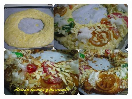 Roscón de Reyes relleno de nata y trufa Roscón de Reyes relleno de nata y trufa