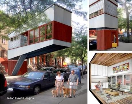 Una nueva dimensión para proyectar la construcción de viviendas Proyecto de casa árbol urbana