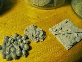 Campo de Batalla: Materiales podemos utilizar en nuestras peanas Campo de Batalla: Materiales podemos utilizar en nuestras peanas