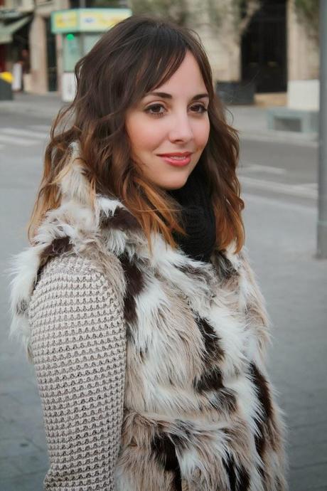 Fur vest with coat Fur vest with coat