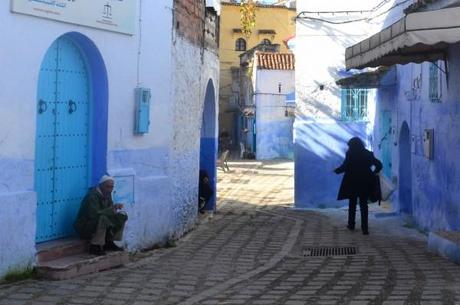 En la Ciudad-Piscina del Norte de Marruecos Chefchaouen, la ciudad piscina del norte marroquí