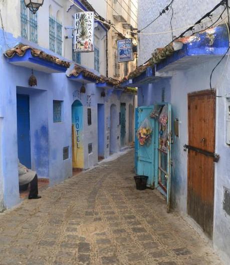 En la Ciudad-Piscina del Norte de Marruecos Chefchaouen, la ciudad-piscina del norte marroquí