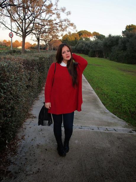 Maxi Red Jumper Maxi Red Jumper
