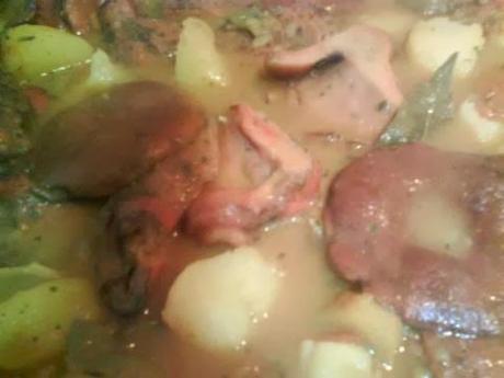 Niscalos con patatas cocina vegena Niscalos con patatas cocina vegena