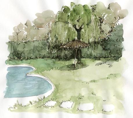 BENIDORM - TINTAS - Pen & Ink - Paseo de Poniente BENIDORM - TINTAS - Pen & Ink - Paseo de Poniente