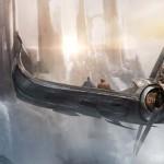 Diseños de naves de los Elfos Oscuros para Thor: El Mundo Oscuro Diseño conceptual de Thor: El Mundo Oscuro