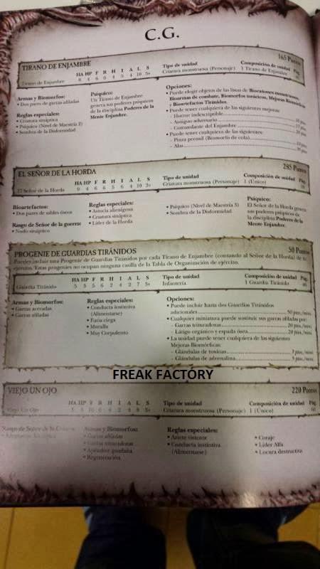 Filtrado el codex tiranido en español(Freak Factory) Filtrado el codex tiranido en español(Freak Factory)